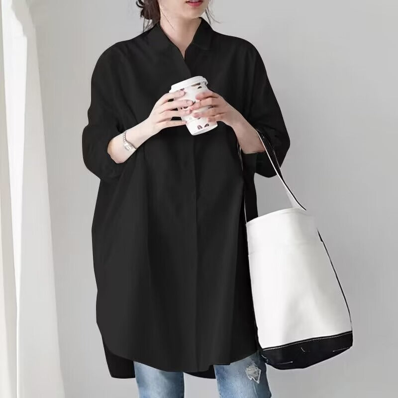 Long Flare Sleeved Blouse for Women